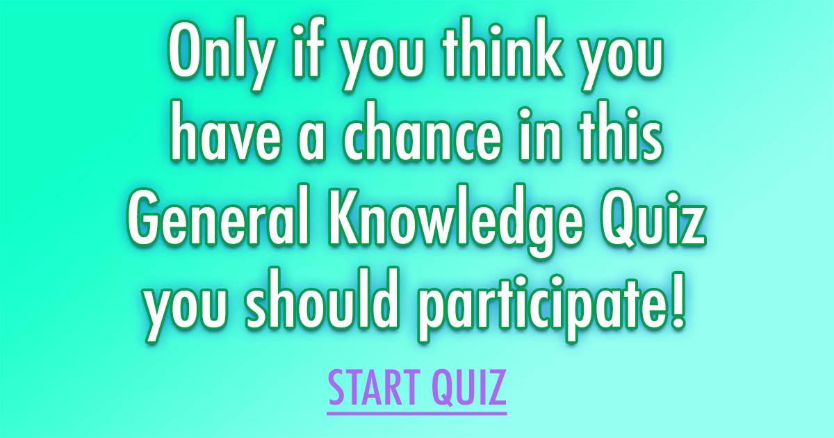 Banner for Quiz on General Knowledge