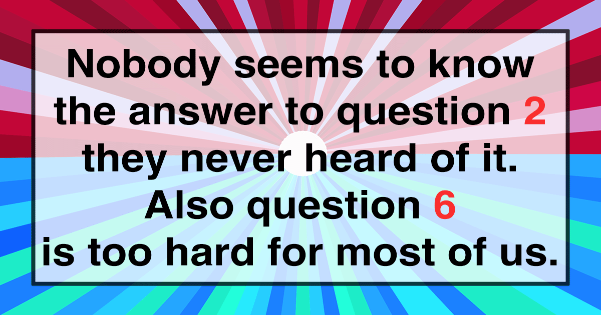 Banner for Challenging Knowledge Quiz