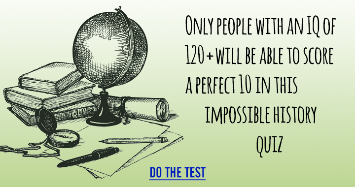 Banner for Try your wits with this history quiz.