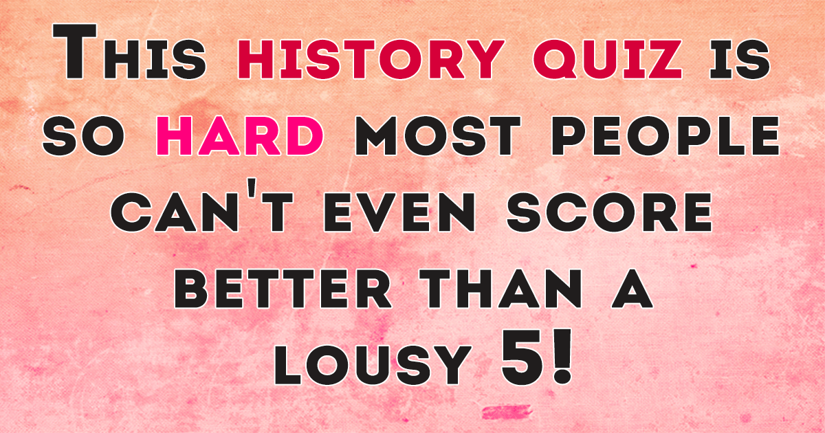 Banner for History Quiz that tests your knowledge