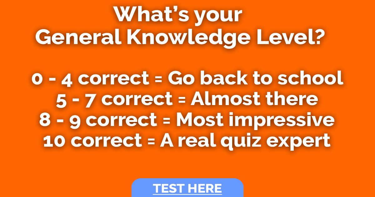 Banner for What is your level of general knowledge?