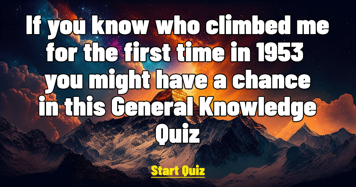Banner for General Knowledge Quiz
