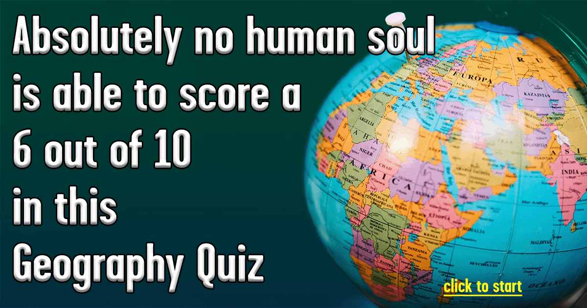 Banner for Geography Quiz that will test your limits