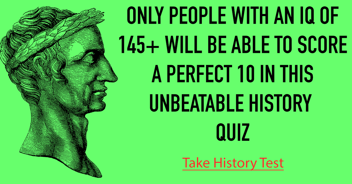 Banner for History Quiz that cannot be beaten