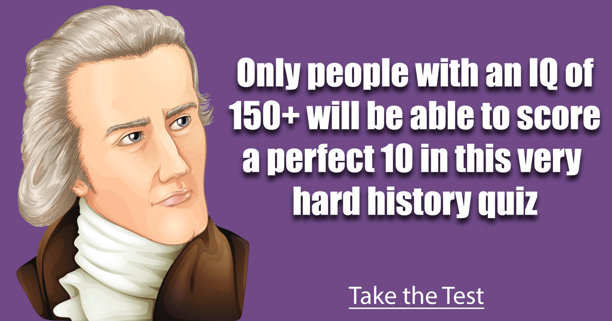 Banner for A quiz on history.