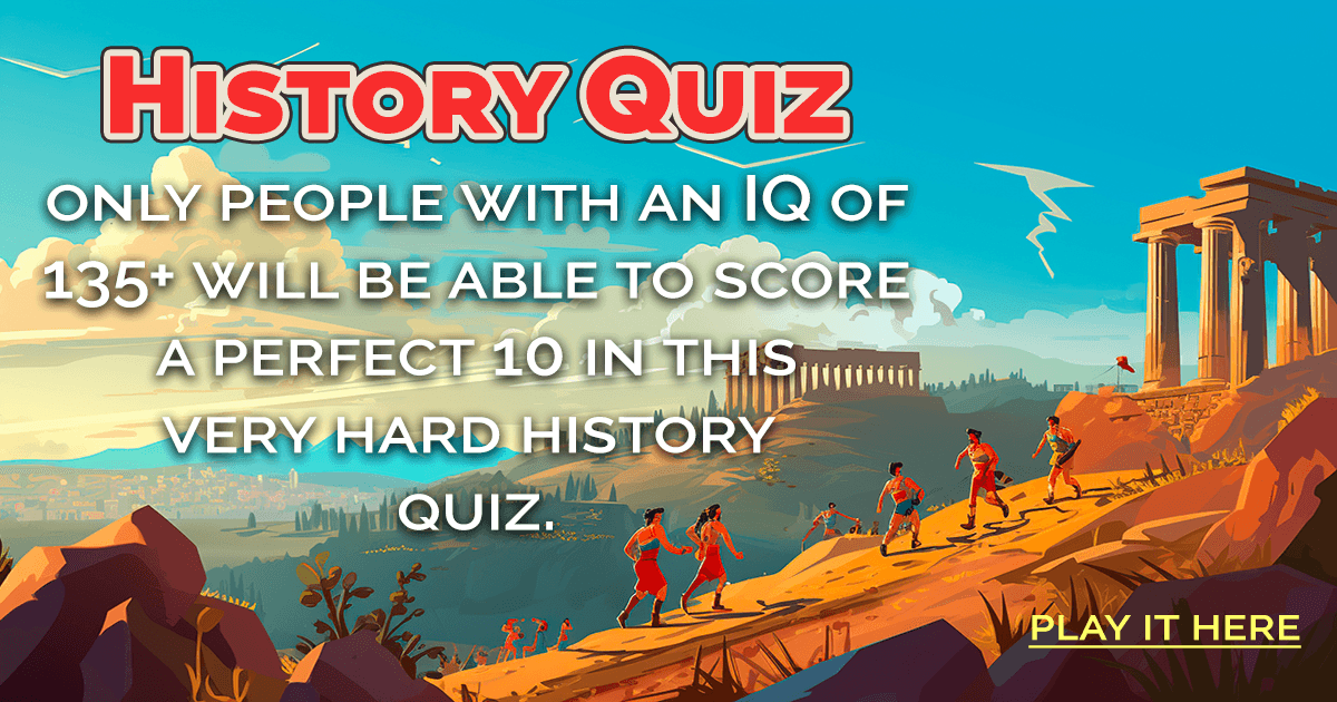 Banner for Hard History Quiz