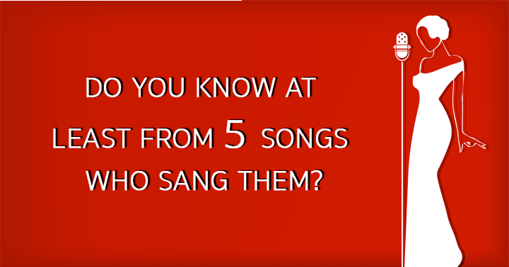 Banner for Can you identify the singer of these songs?