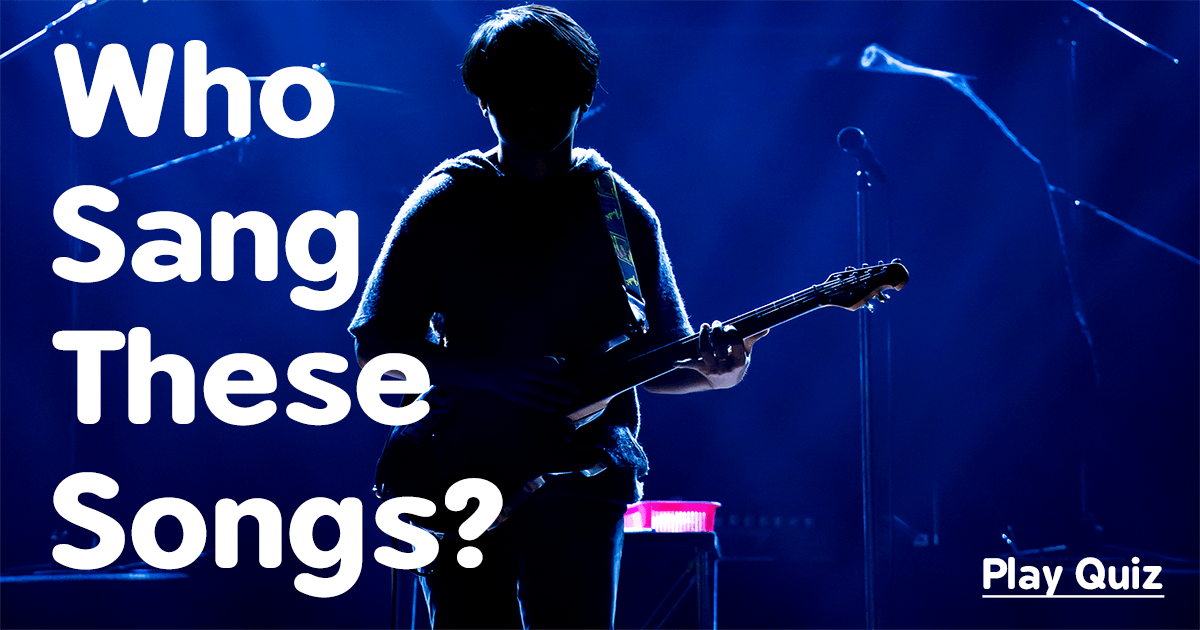 Banner for Can you identify the singers of these songs?