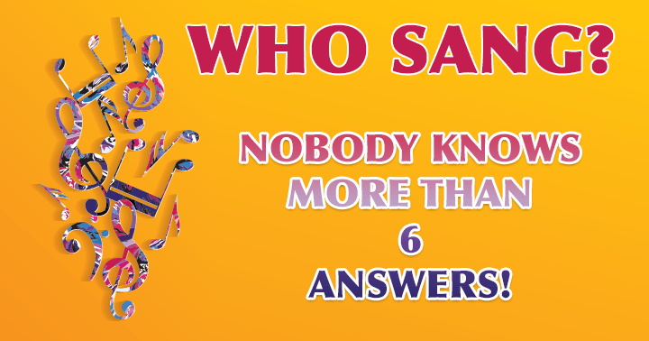 Banner for Can you tell me who sang these songs?