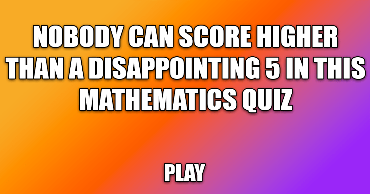 Banner for Quiz on Mathematics.