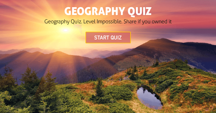 Banner for Test Your Geography Knowledge: Are You Up for the Challenge?