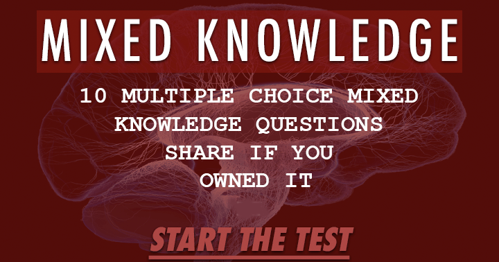 Banner for Try answering these 10 general knowledge questions. Can you get at least 7 correct?
