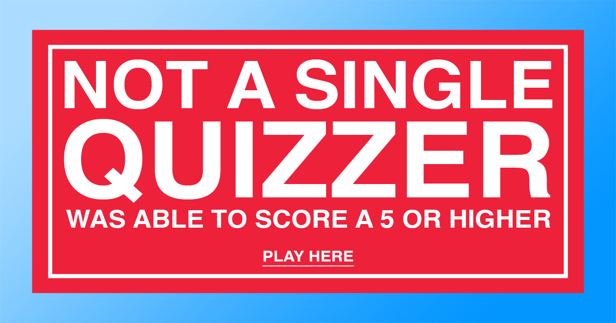 Banner for Do you surpass the typical quiz participant in intelligence?