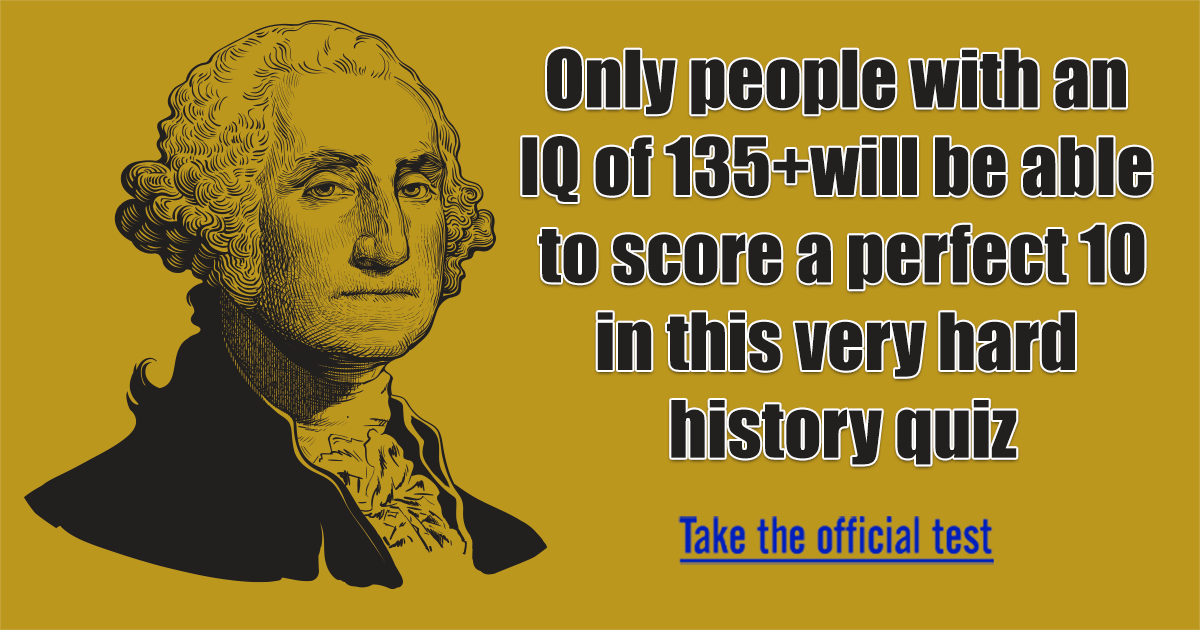 Banner for Difficult Historical Trivia Test