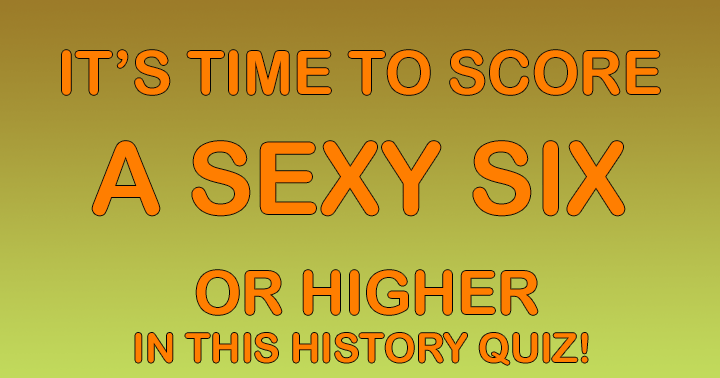Banner for Is it time for a sexy six?