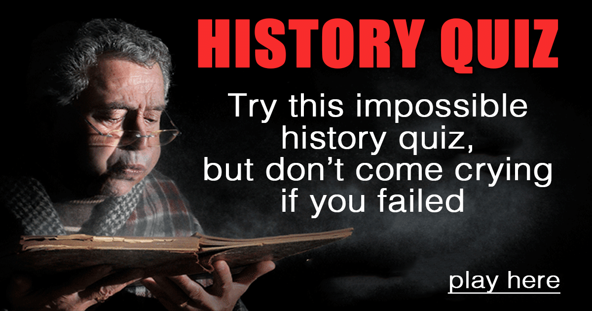 Banner for HARD History Quiz