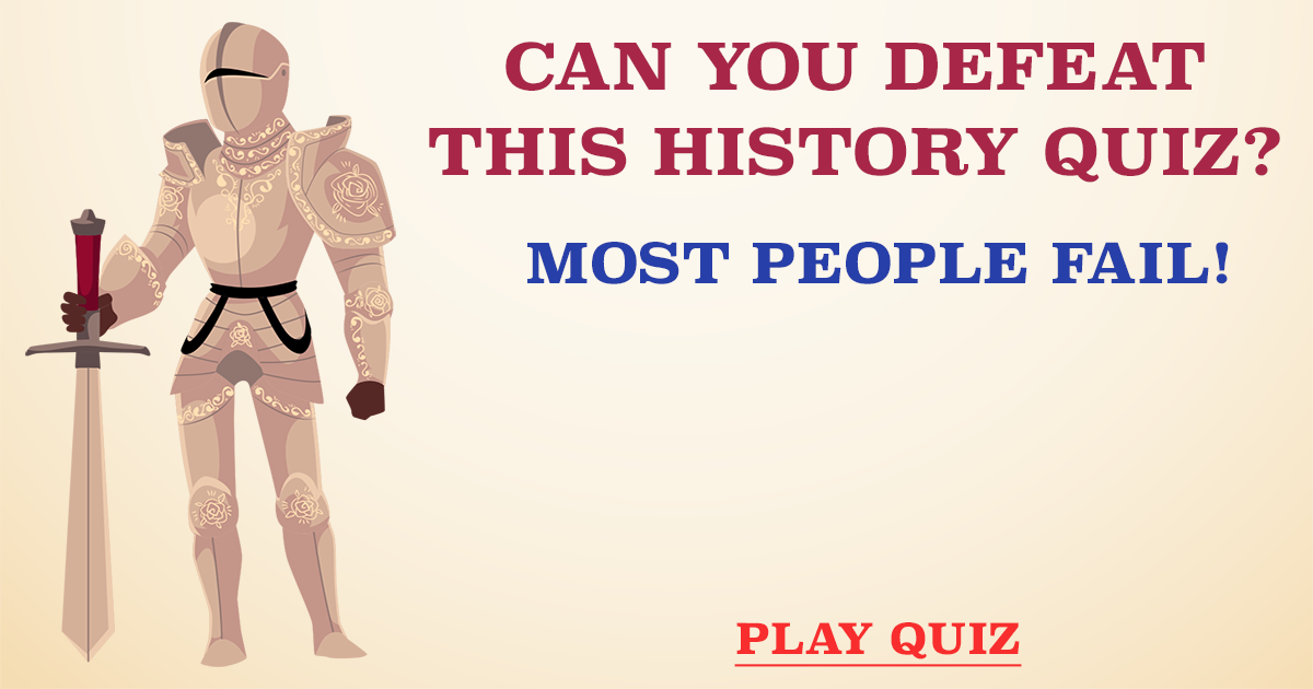 Banner for Challenging Quiz About History