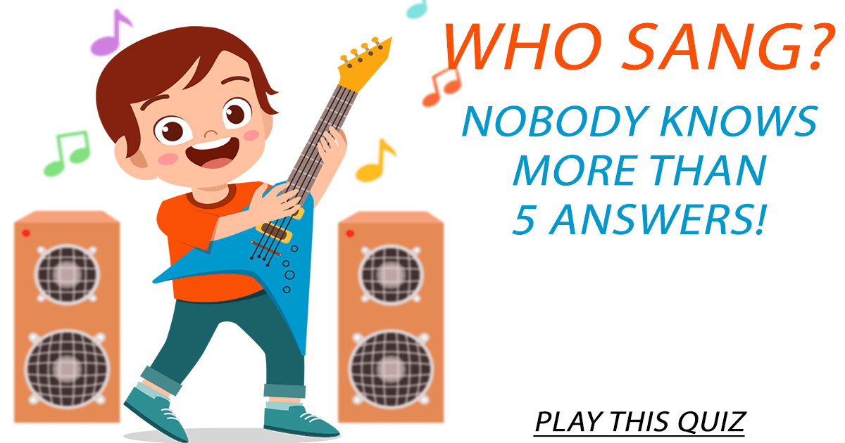 Banner for Who sings these songs?