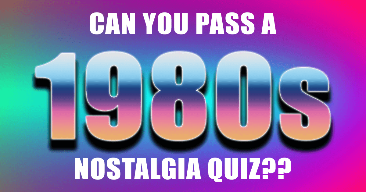 Banner for 80s Nostalgia Quiz