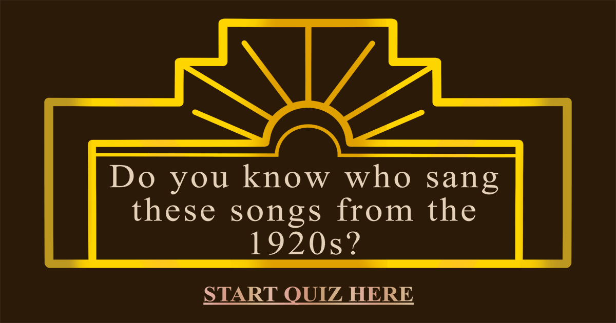 Banner for Who performed these 1920s songs?