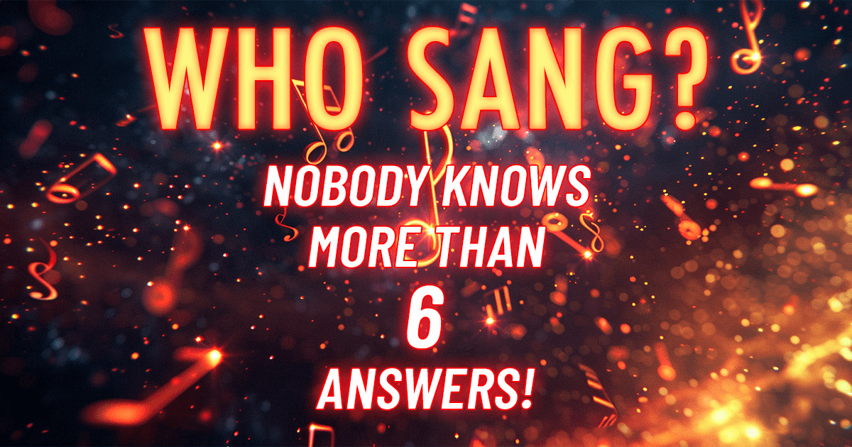 Banner for Do you know who sings these songs?