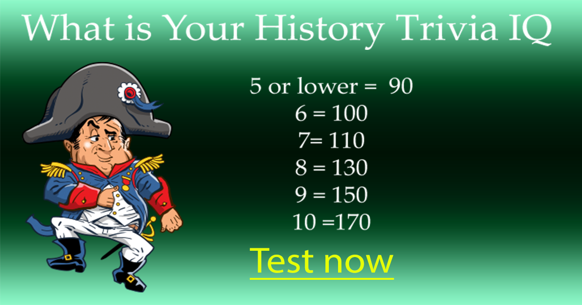 Banner for Challenging History Trivia Test