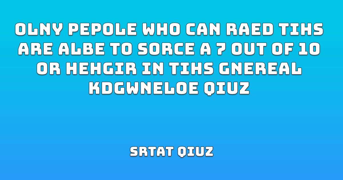 Banner for Broad Knowledge Trivia