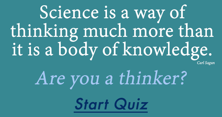 Banner for Science represents a mode of thought more significantly than it does a collection of knowledge.