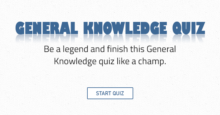 Banner for Only one in ten people can achieve a score of 5 or higher on this extremely difficult general knowledge test.