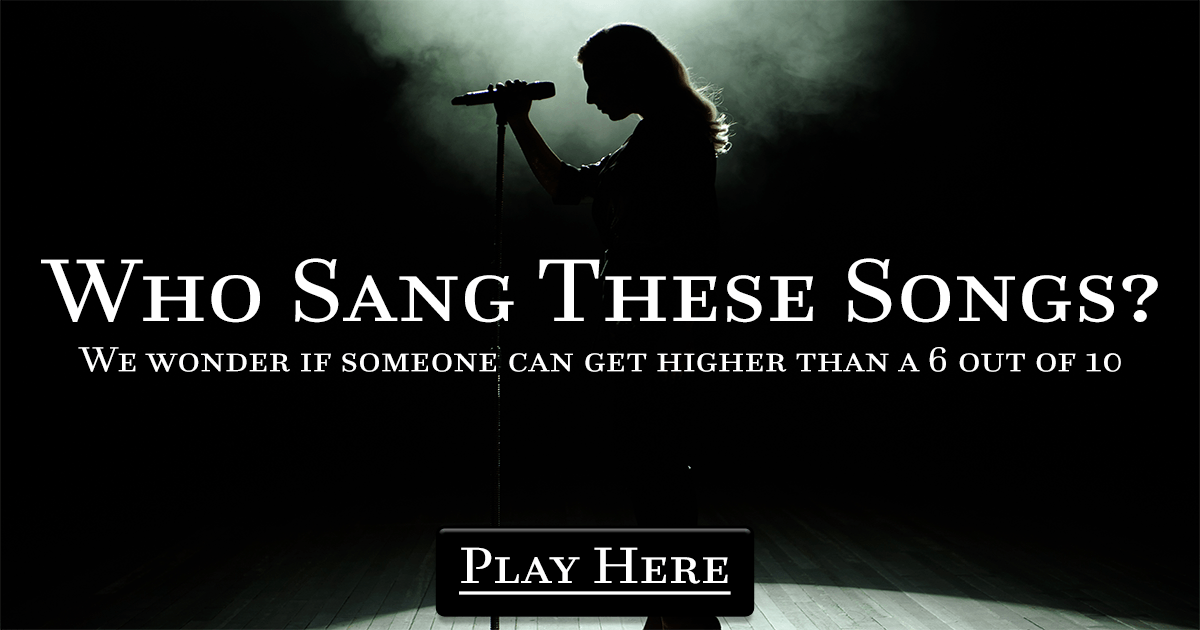 Banner for Who is the singer of these songs?