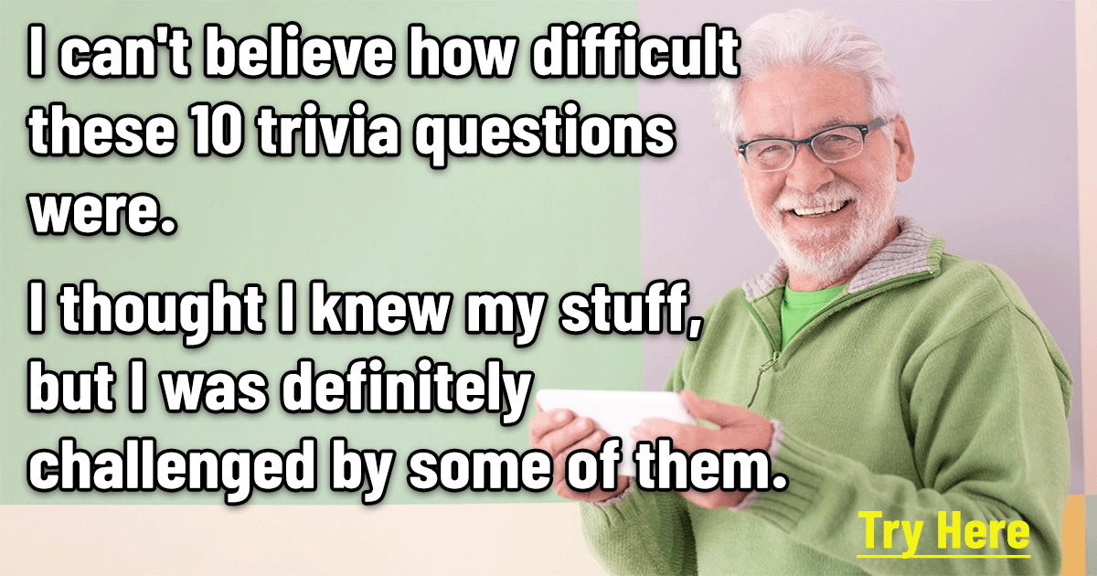 Banner for 10 Tough Quiz Questions