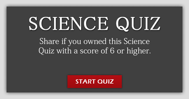 Banner for Do you think you wil own this science quiz?
