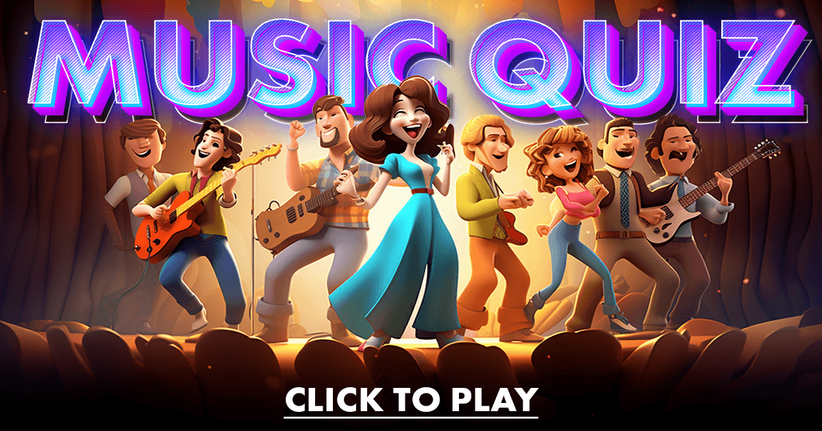 Banner for To start the music quiz, click here.