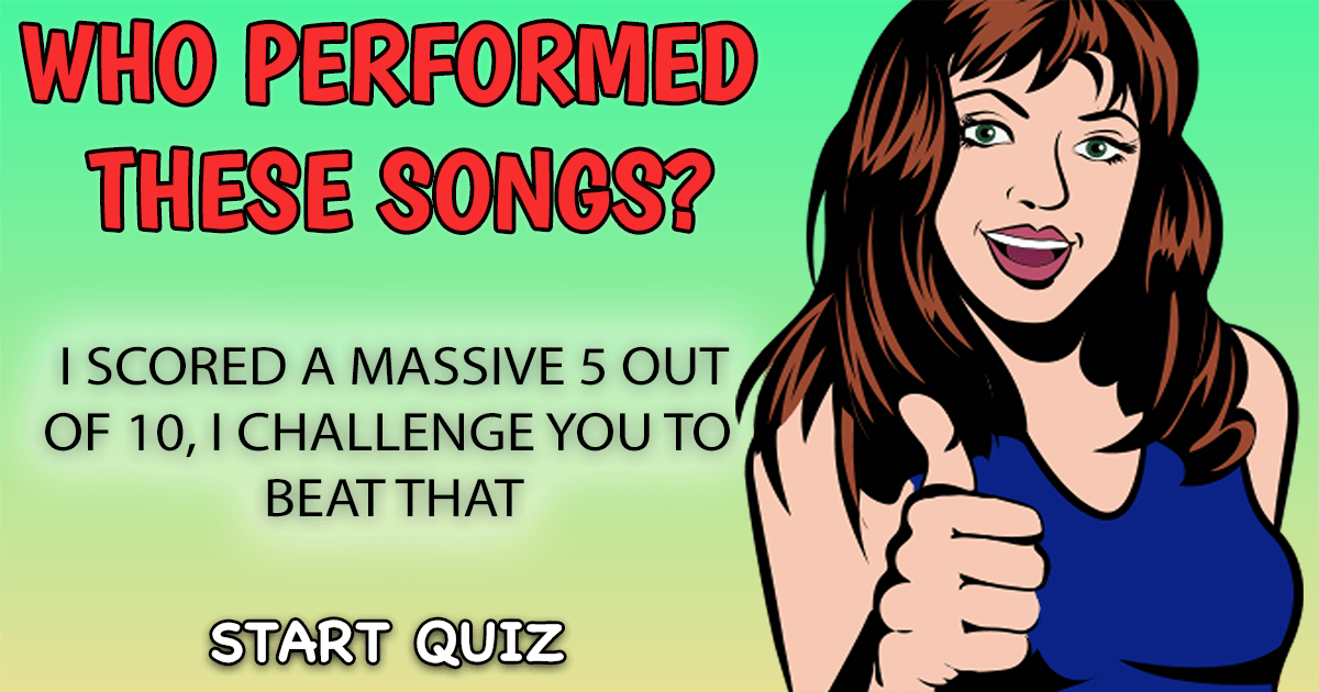 Banner for Kindly determine the singers of these songs.