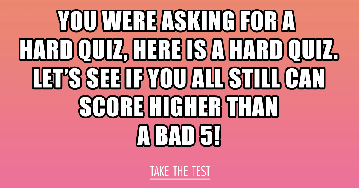 Banner for Difficult Trivia Challenge