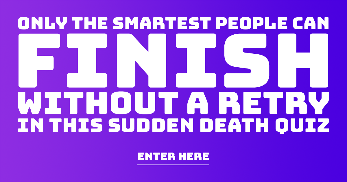 Banner for Demanding Instant Elimination Quiz