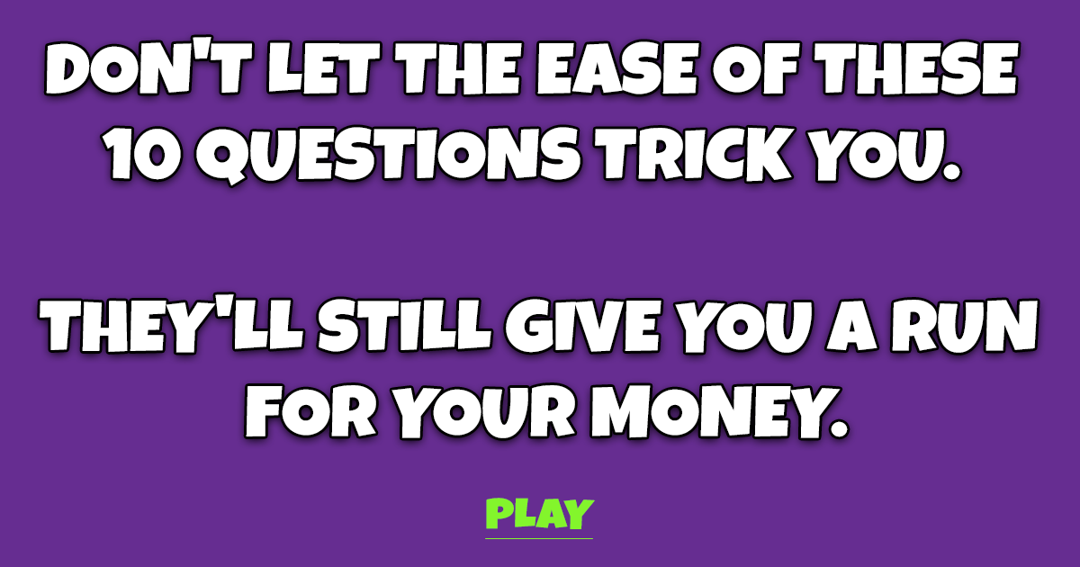 Banner for Think You Can Ace These Easy Questions? Think Again!