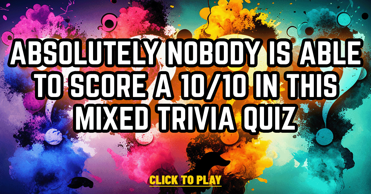 Banner for 10 Mixed Trivia Questions