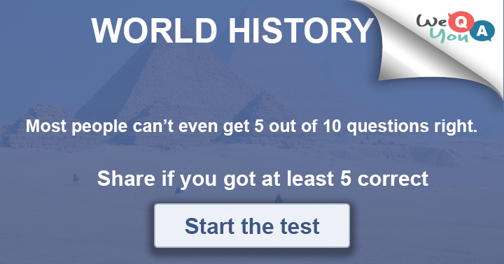 Banner for 10 Questions about world History