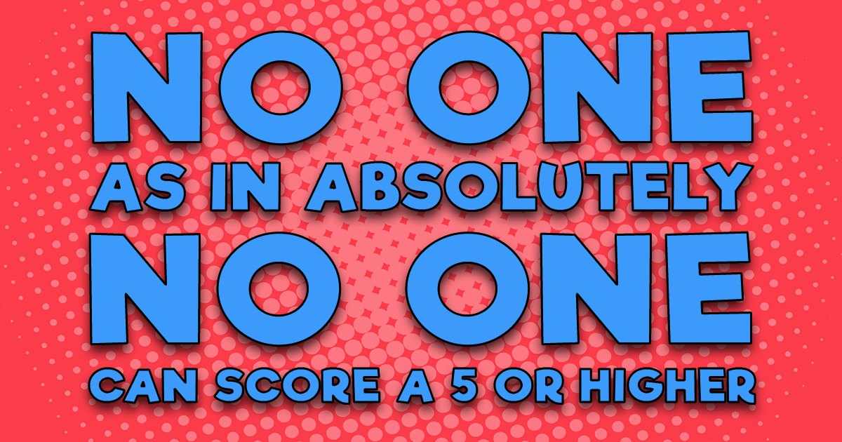 Banner for We truly mean not a single person!