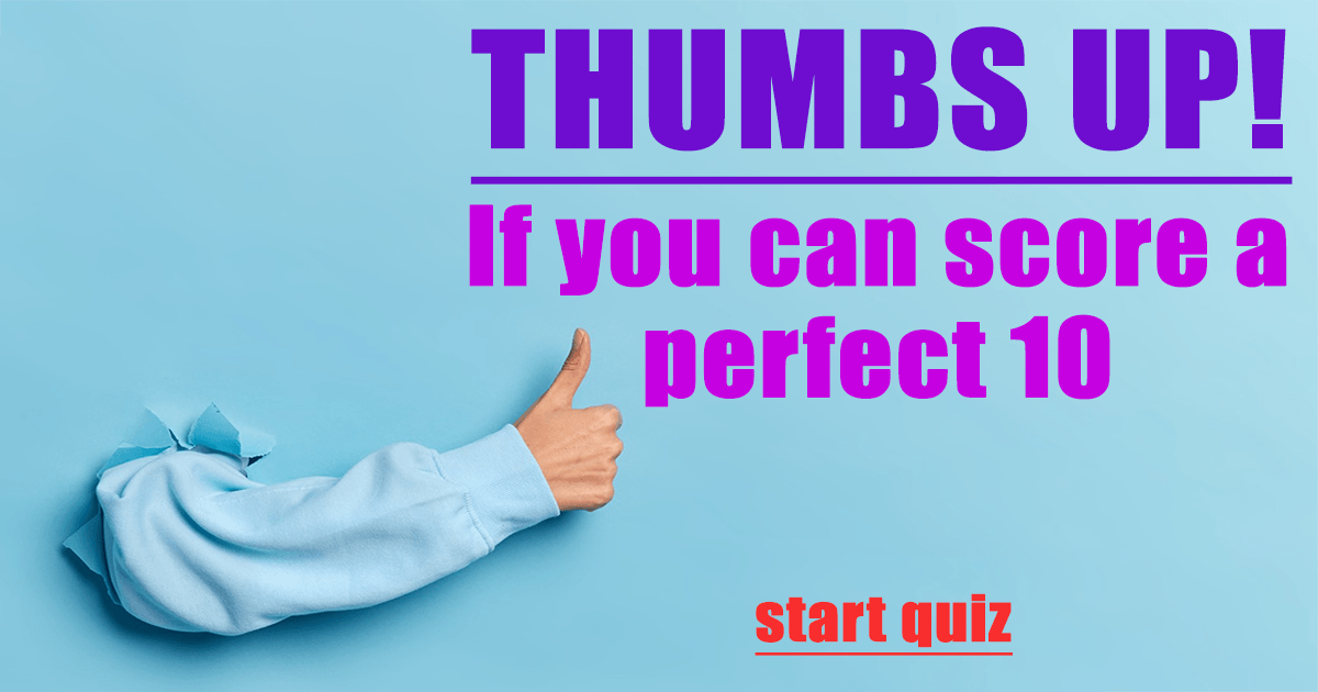 Banner for We dare YOU to achieve a perfect score of 10!