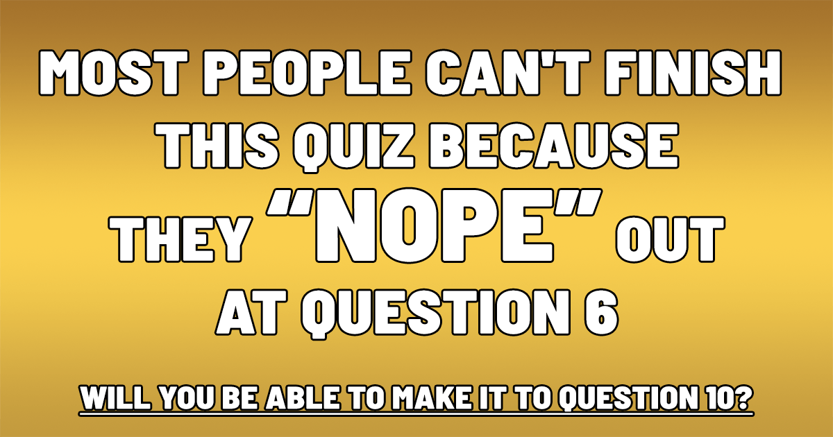 10 Mixed Trivia Questions