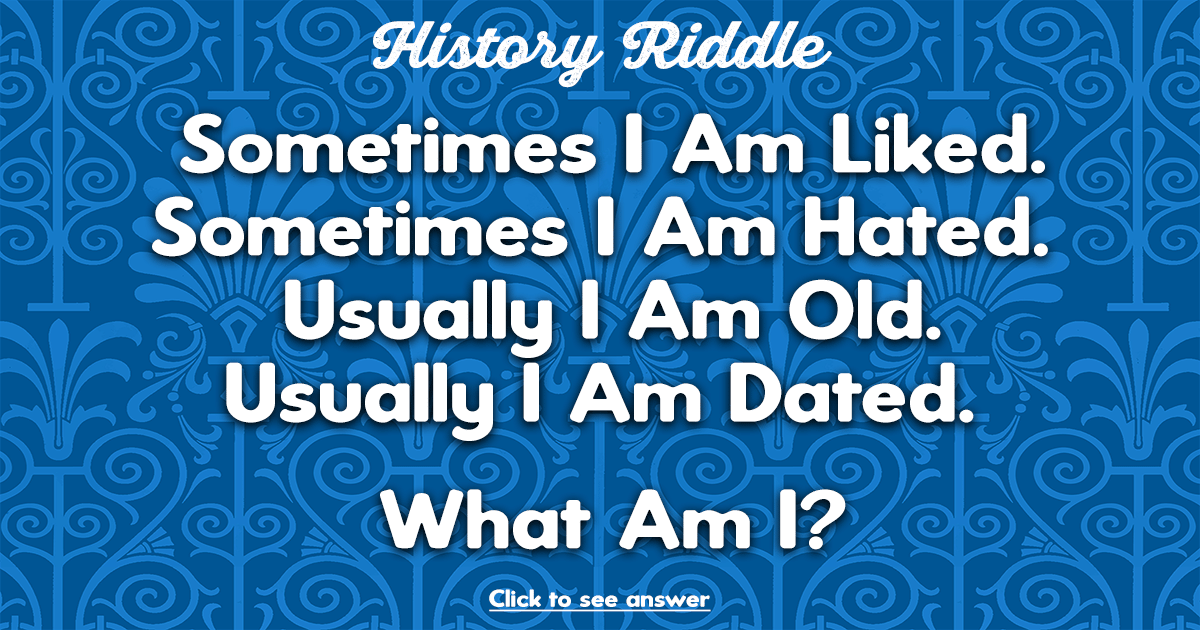 Banner for Solve this riddle and play History Quiz