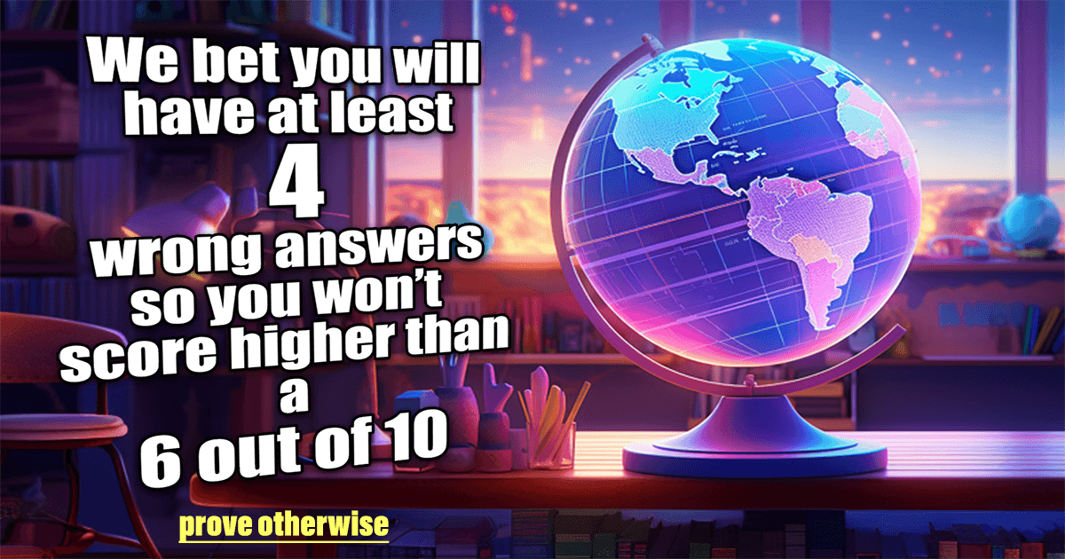 Banner for 'Experience this Geography Quiz right away!'