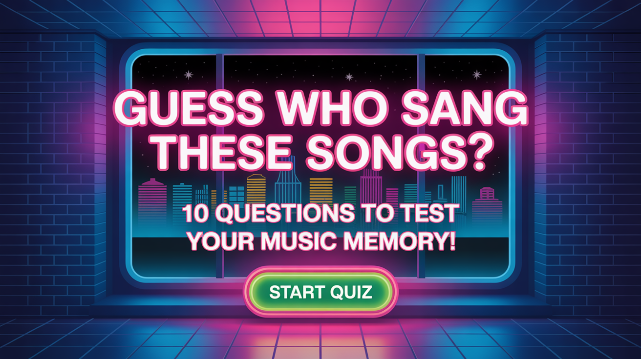 Guess who sang these songs!