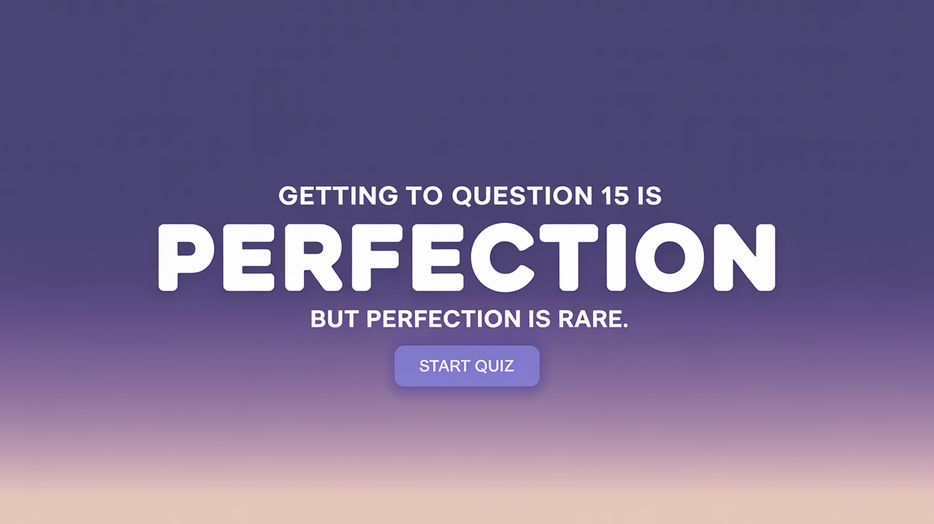 Banner for Can you finish this one with perfection?