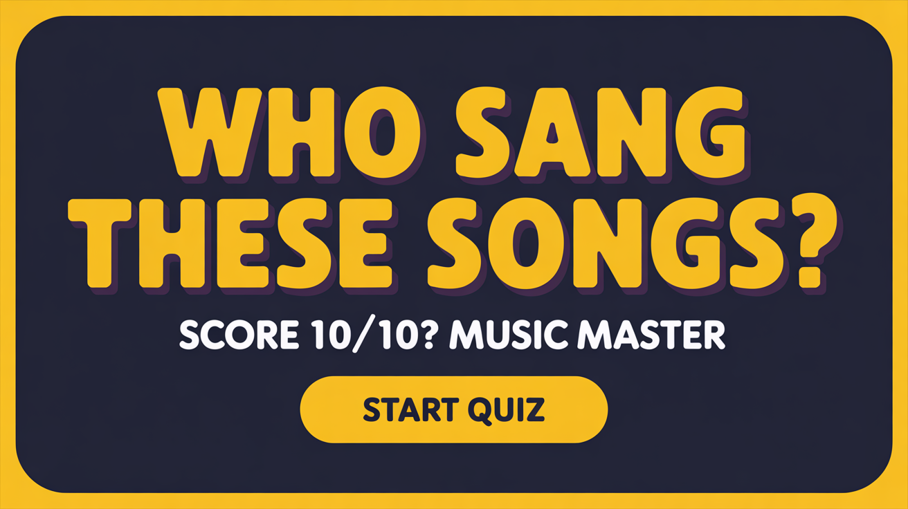 Banner for Who Sang These Songs?