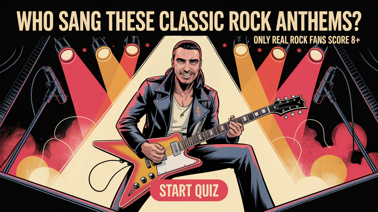 Banner for Who Sang These Classic Rock Songs?