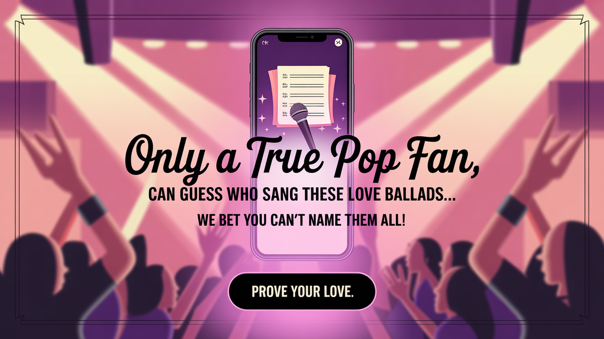 Banner for Who sang these love ballads