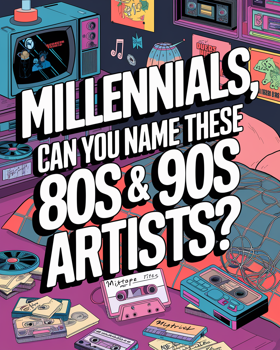 Millennials, can you name these 80s & 90s artists?